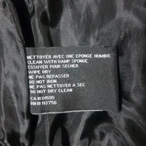 MOTO GEAR Faux Leather Jacket | Size S - Picture 10 of 16